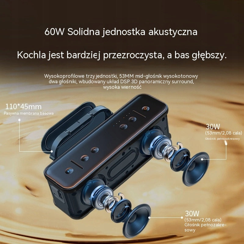 A7 Pro Audiophile Bluetooth Speaker with Powerful Bass and High Volume Brand no brand