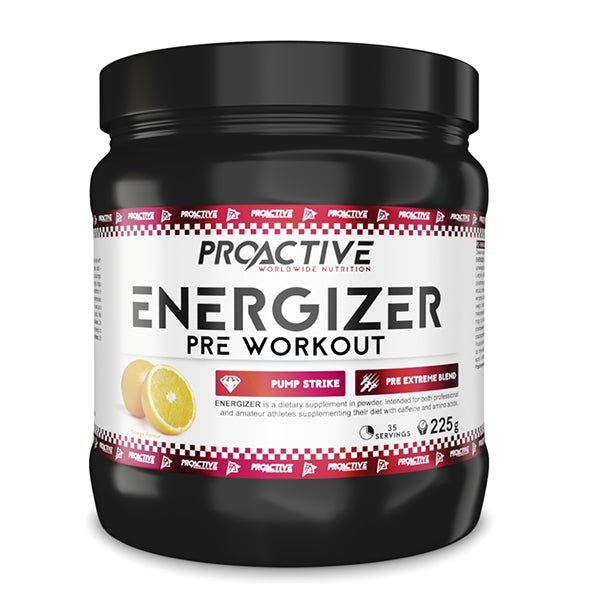 AAKG beta alanine ProActive Energizer 225g Orange Brand ProActive