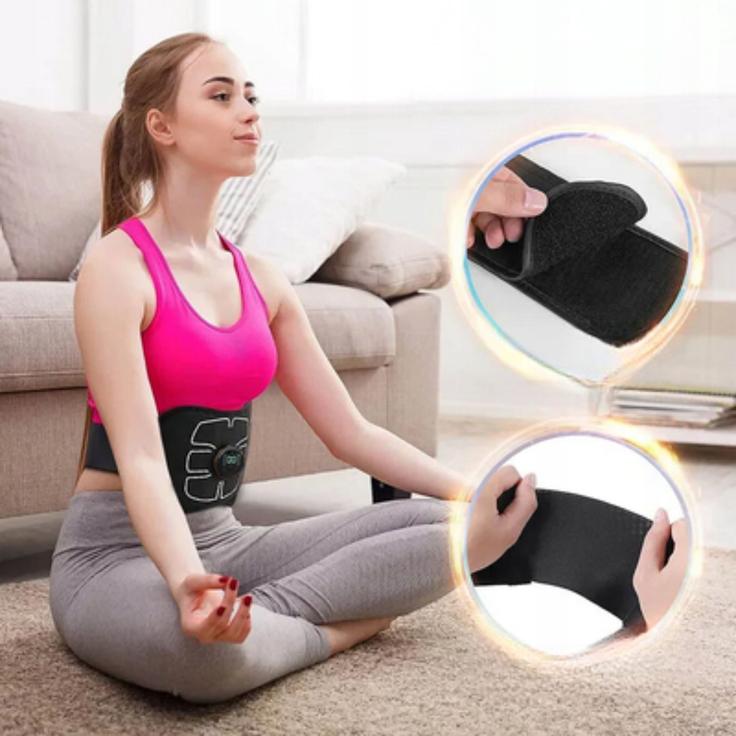ABDOMINAL MUSCLE ELECTROSTIMULATOR BELT SLIMMING MASSAGE EMS STIMULATOR S/M Kind slimming belt