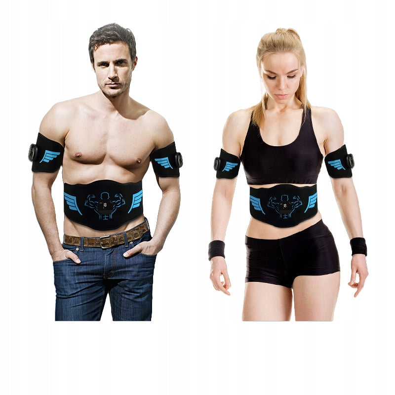 ABDOMINAL MUSCLE ELECTROSTIMULATOR EMS 10MODES SLIMMING BELT WITH EXTENSION Packaging status original