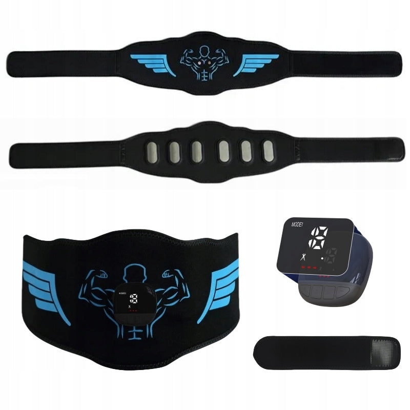 ABDOMINAL MUSCLE ELECTROSTIMULATOR EMS 10MODES SLIMMING BELT WITH EXTENSION