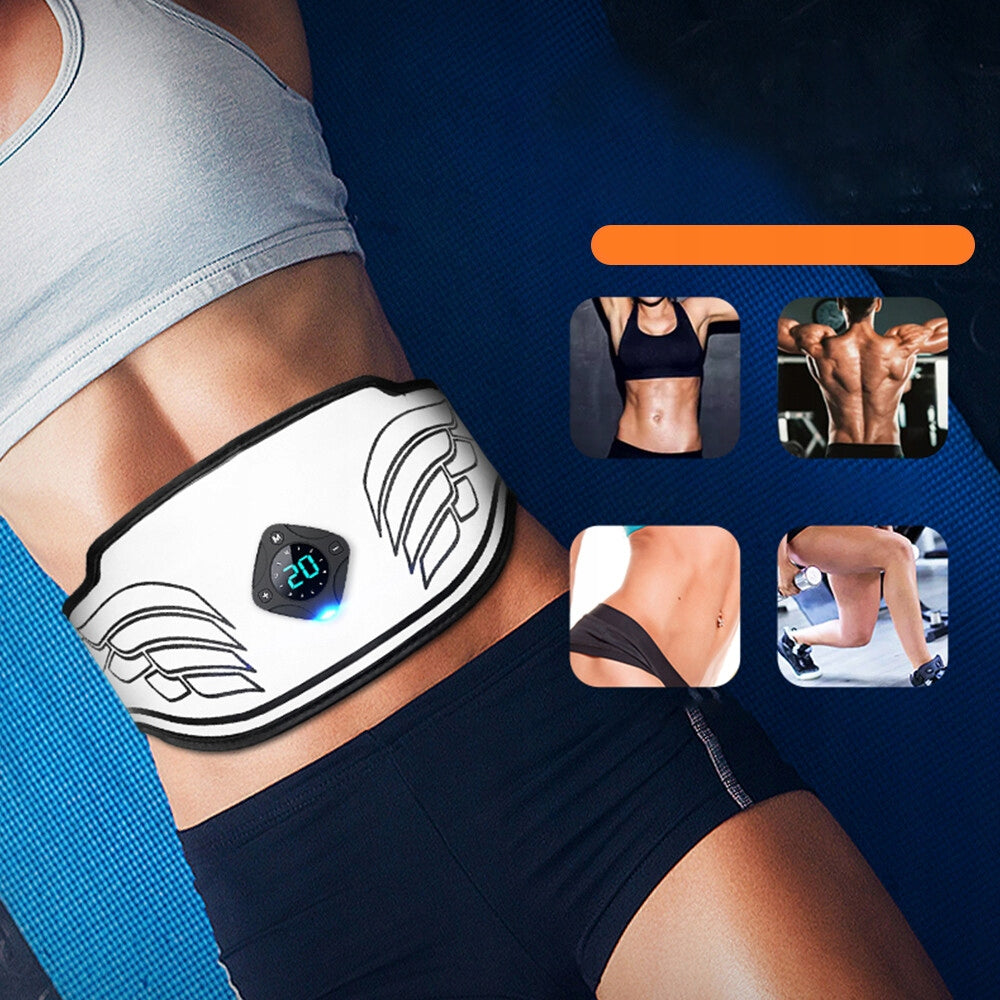 ABDOMINAL MUSCLE ELECTROSTIMULATOR EMS 12MODES SLIMMING BELT WITH EXTENSION Model XS300