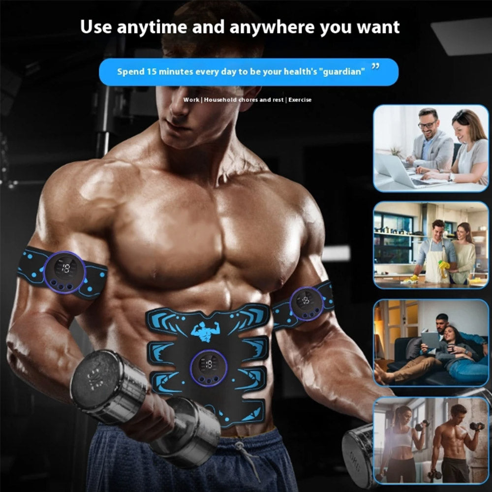 ABDOMINAL MUSCLE ELECTROSTIMULATOR EMS 8MODES SLIMMING BELT WITH GEL Brand no brand