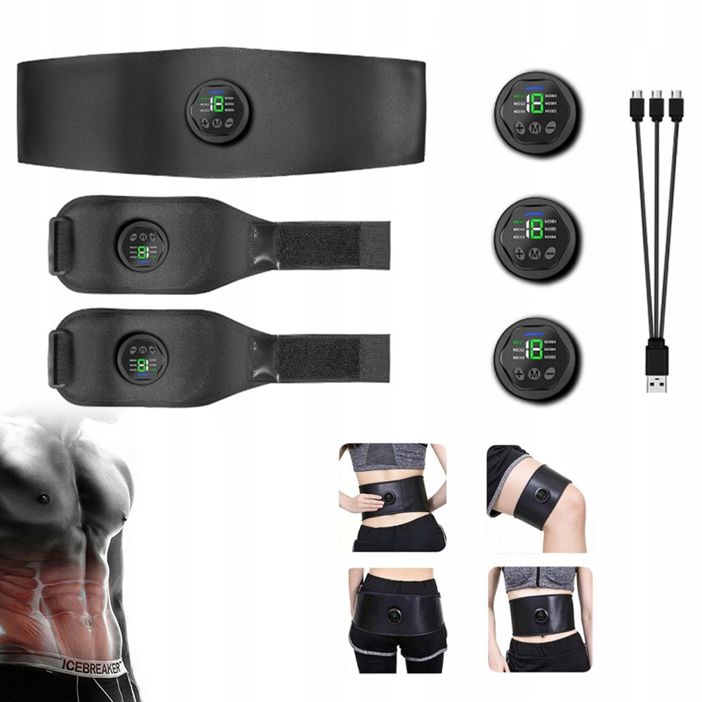 ABDOMINAL MUSCLE ELECTROSTIMULATOR EMS ABS SLIMMING BELT IMPROVED