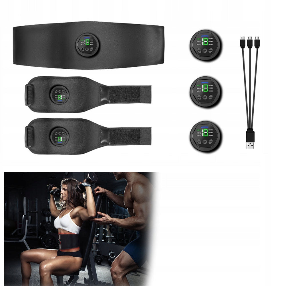 ABDOMINAL MUSCLE ELECTROSTIMULATOR EMS ABS SLIMMING BELT