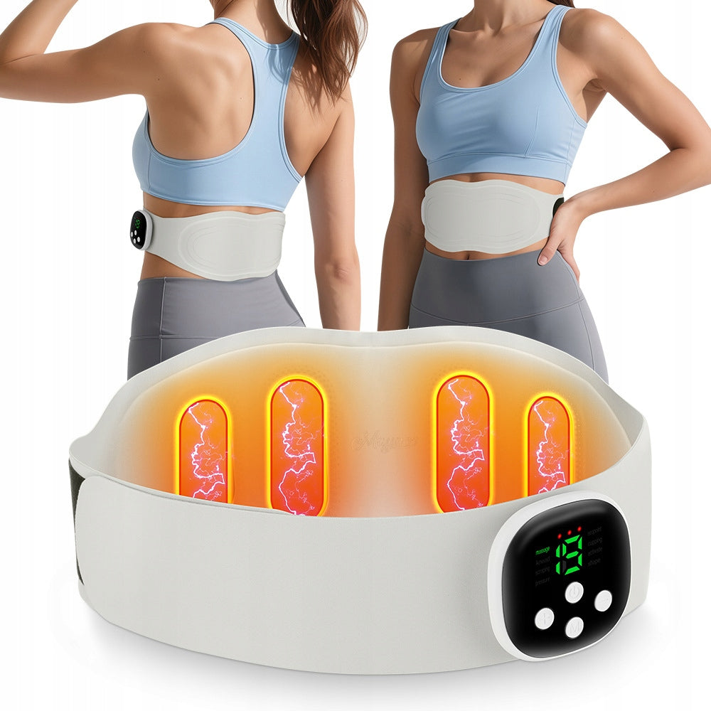 ABDOMINAL MUSCLE ELECTROSTIMULATOR EMS SLIMMING BELT HEATING +EXTENSION