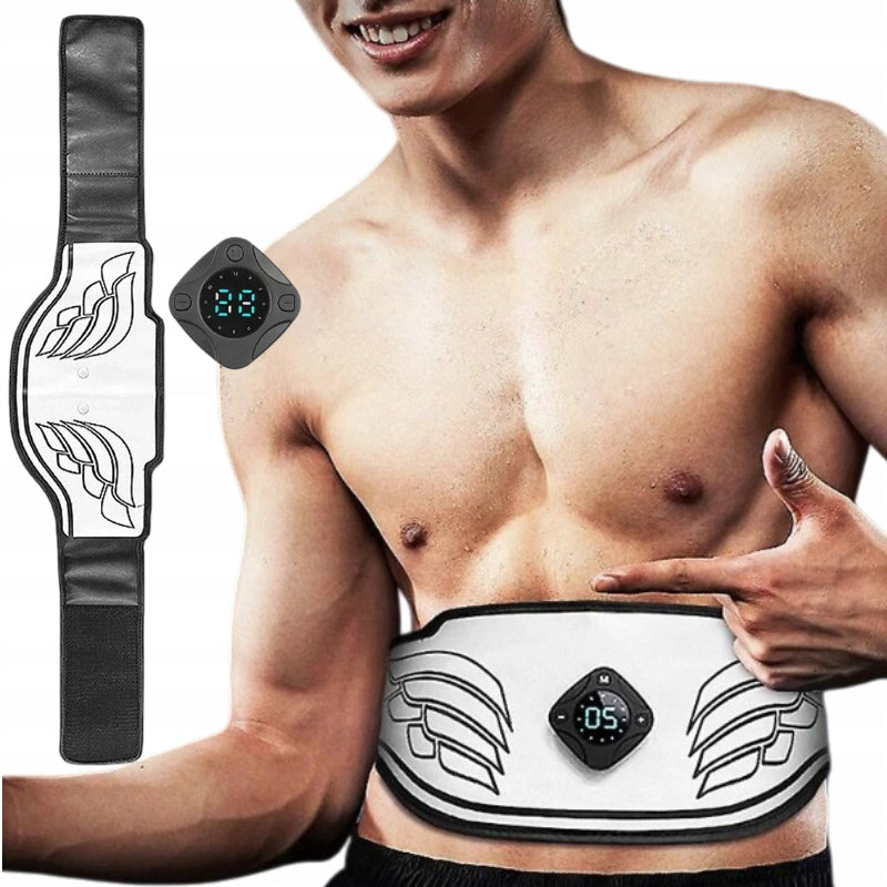 ABDOMINAL MUSCLE ELECTROSTIMULATOR EMS SLIMMING BELT with timer NEW