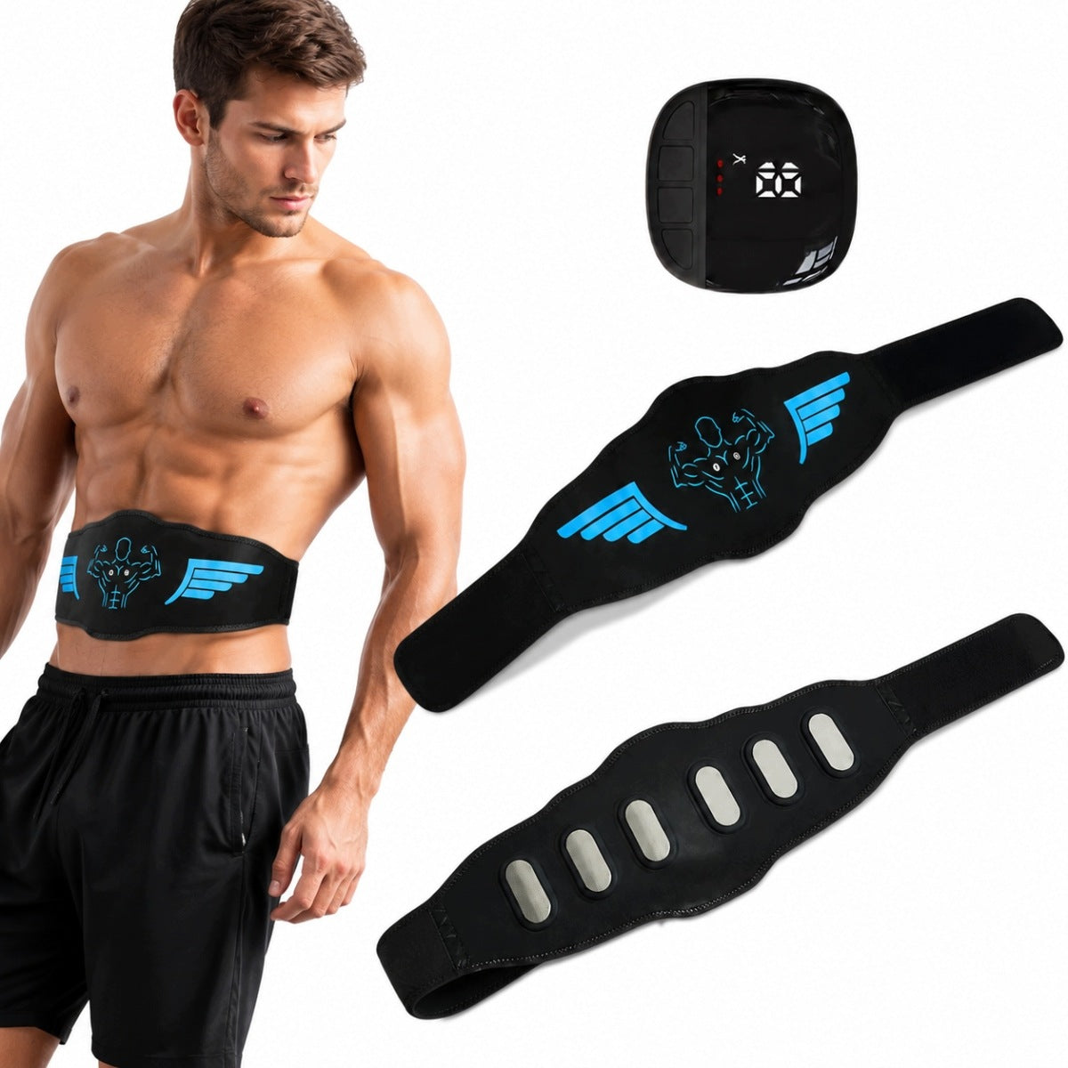 ABDOMINAL MUSCLE ELECTROSTIMULATOR EMS SLIMMING BELT