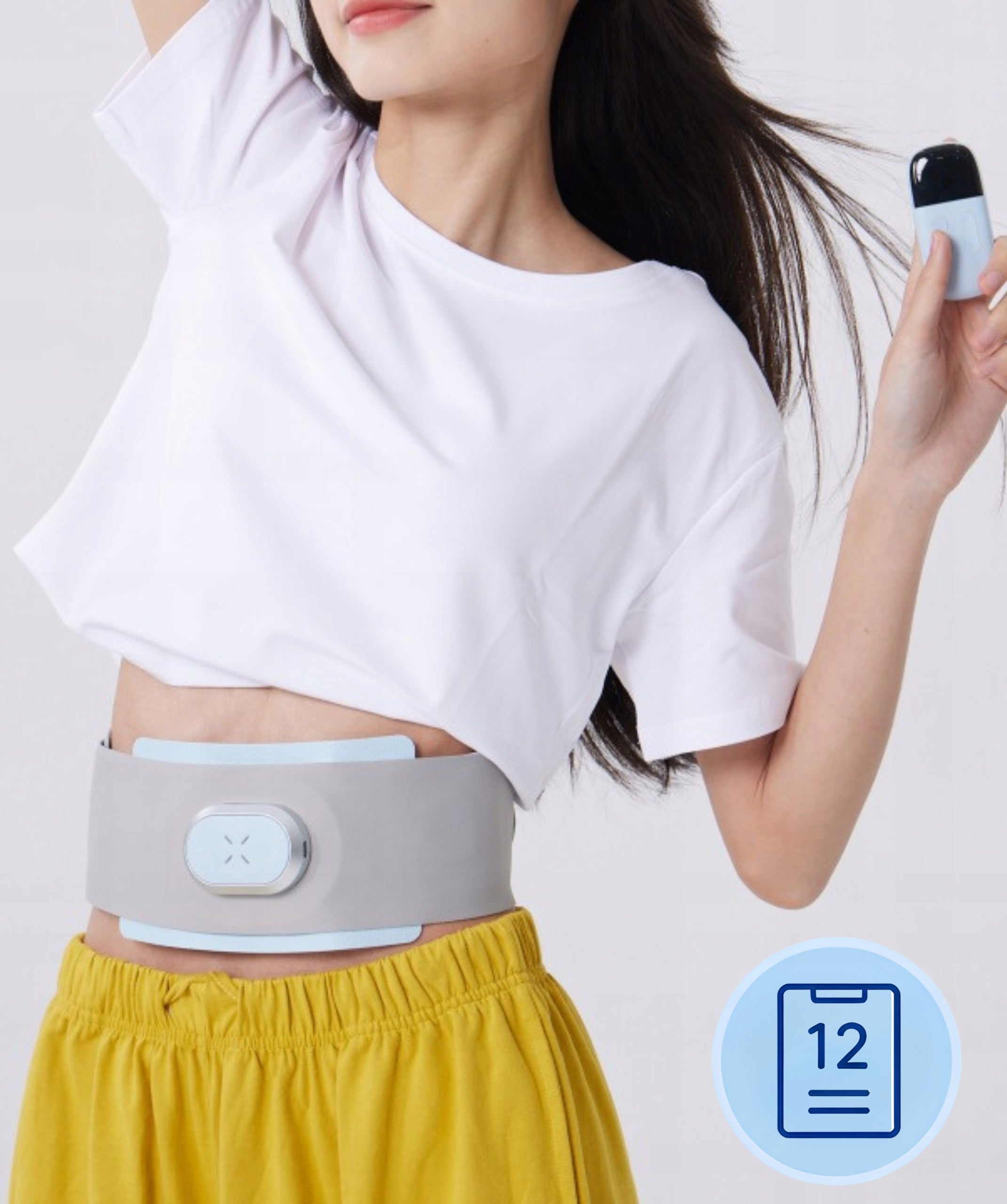ABDOMINAL MUSCLE ELECTROSTIMULATOR EMS VONMIE S21 SLIMMING BELT HEATING Kind electrical muscle stimulator