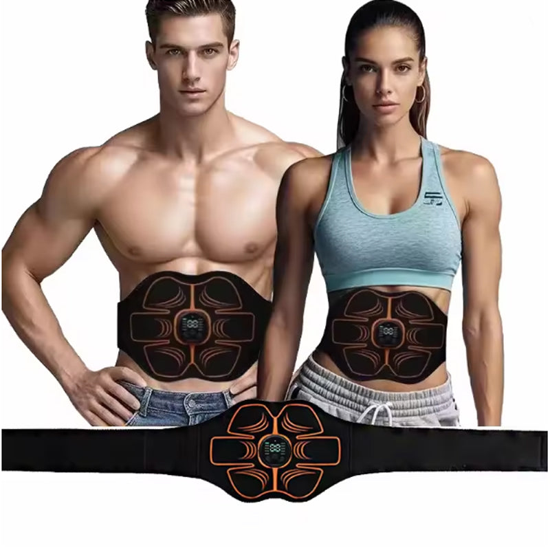 ABDOMINAL MUSCLE ELECTROSTIMULATOR MASSAGE EMS SLIMMING BELT SLIMMING Packaging status original