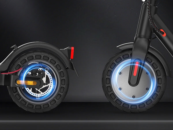 ABE Iscooter E9TMax APP Electric Scooter 500W 36V 10.4AH 20KM/H Color black