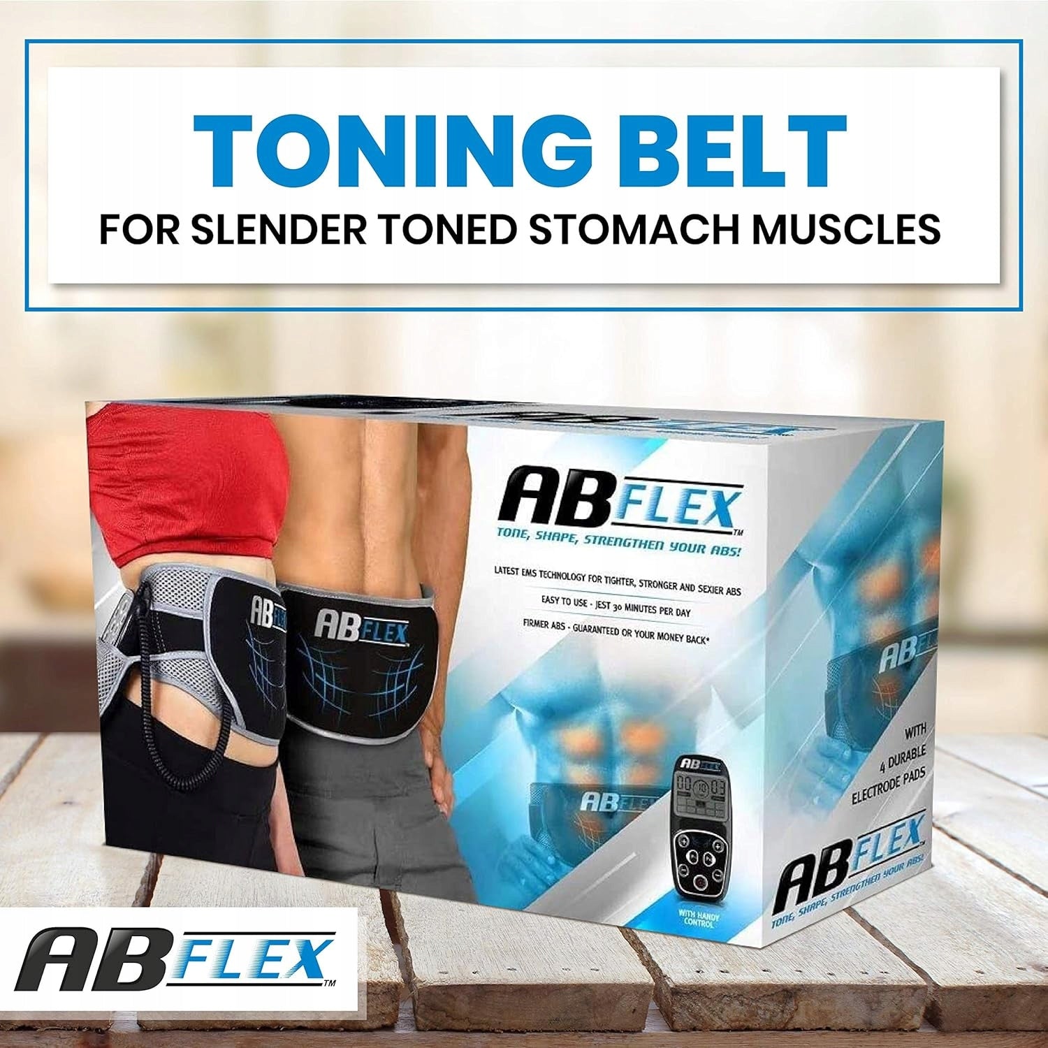 ABFLEX AB ABDOMINAL MUSCLE ELECTROSTIMULATOR SLIMMING BELT Body parts stomach