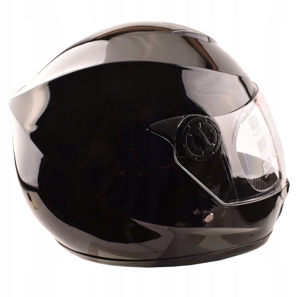 ABIWA INTEGRAL HELMET MD-101 Xs BLACK GLOSS +CE GLASS Xs Size XS