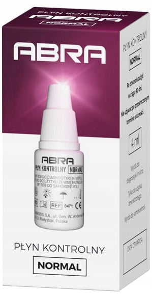 ABRA NORMAL TEST, CONTROL FLUID FOR GLUCOSE METER 4ml