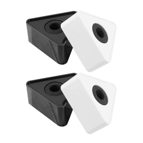 ABS TRIANGULAR MICROPHONE FLAGS FOR KARAOKE REPORTAGE 4 PCS FOR HOME Brand no brand