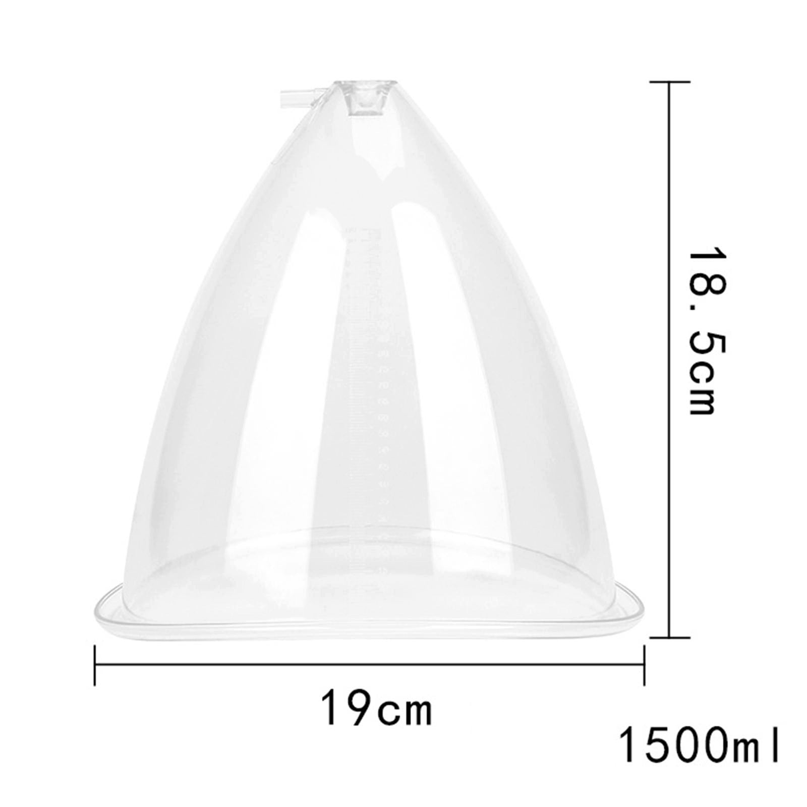 ABS Vacuum Suction Cups for Buttock Lift Breast Massage Cup Set 150ml Clear Medical device no