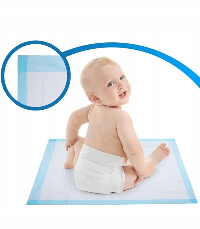 ABSORBENT CHANGING PADS HYGIENIC STRONG MATS 33 X 45 100 PIECES Packaging status original