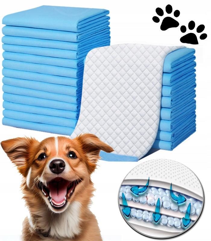 ABSORBENT HYGIENE PADS 90X60 pee learning MATS 50pcs for CAT DOGS Manufacturer code 90x60