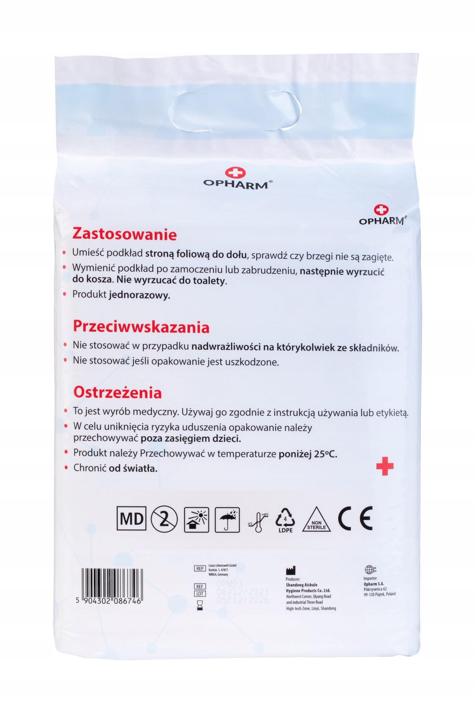 ABSORBENT PRIMERS 90X60 10 pcs. Manufacturer code 5904302086746