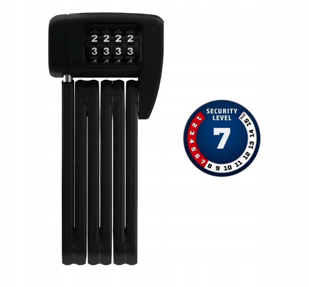 ABUS BORDO LITE MINI 6055C /60 folding clasp without handle Black Manufacturer code Bordo Lite Mini 6055C/60 BK