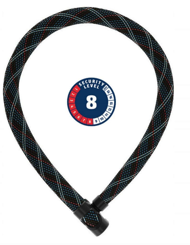 ABUS Steel Cable IVERA Cable 7210 /85 /sl8/ Crossing grey