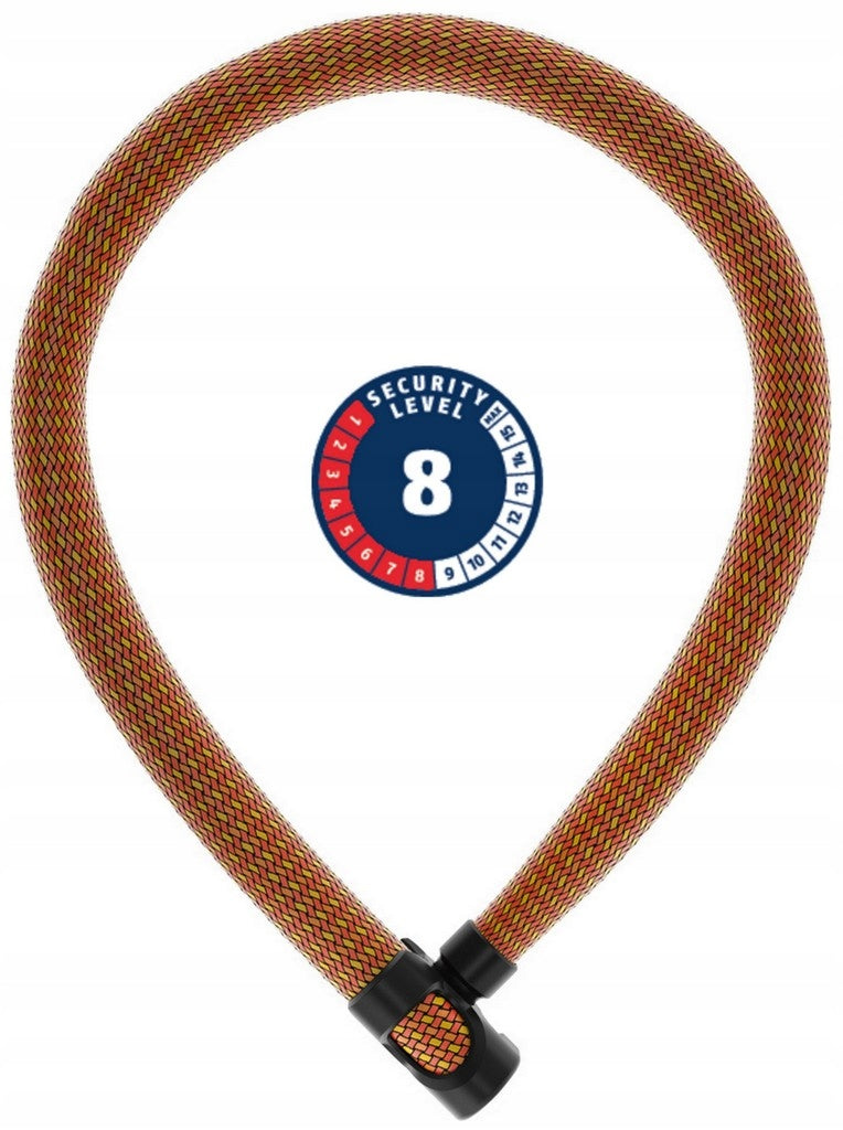 ABUS Steel Cable IVERA Cable 7210 /85 /sl8/ Sparkling orange