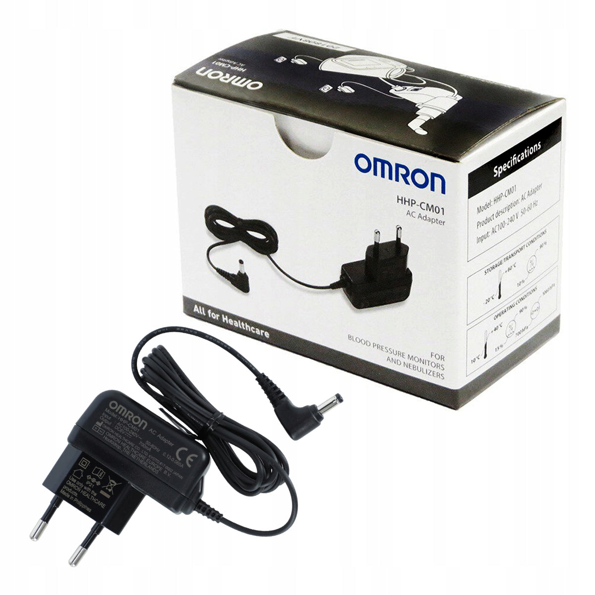 AC adapter for blood pressure monitors Adapter HHP-CM01 Omron Packaging status original