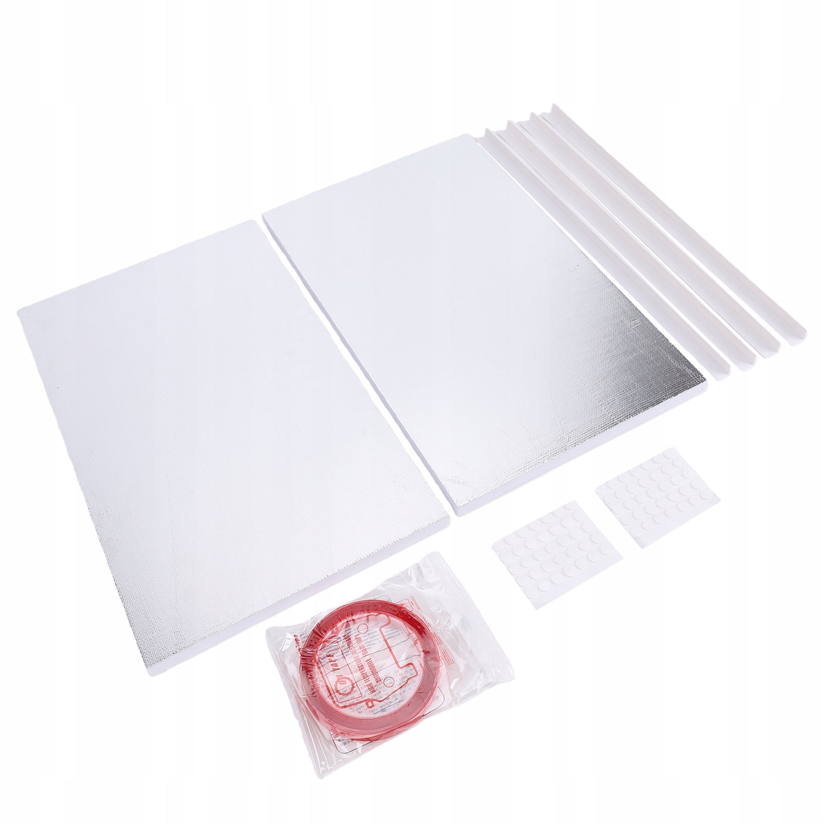 AC window insulation kit, panel with foam seal with Z2 film