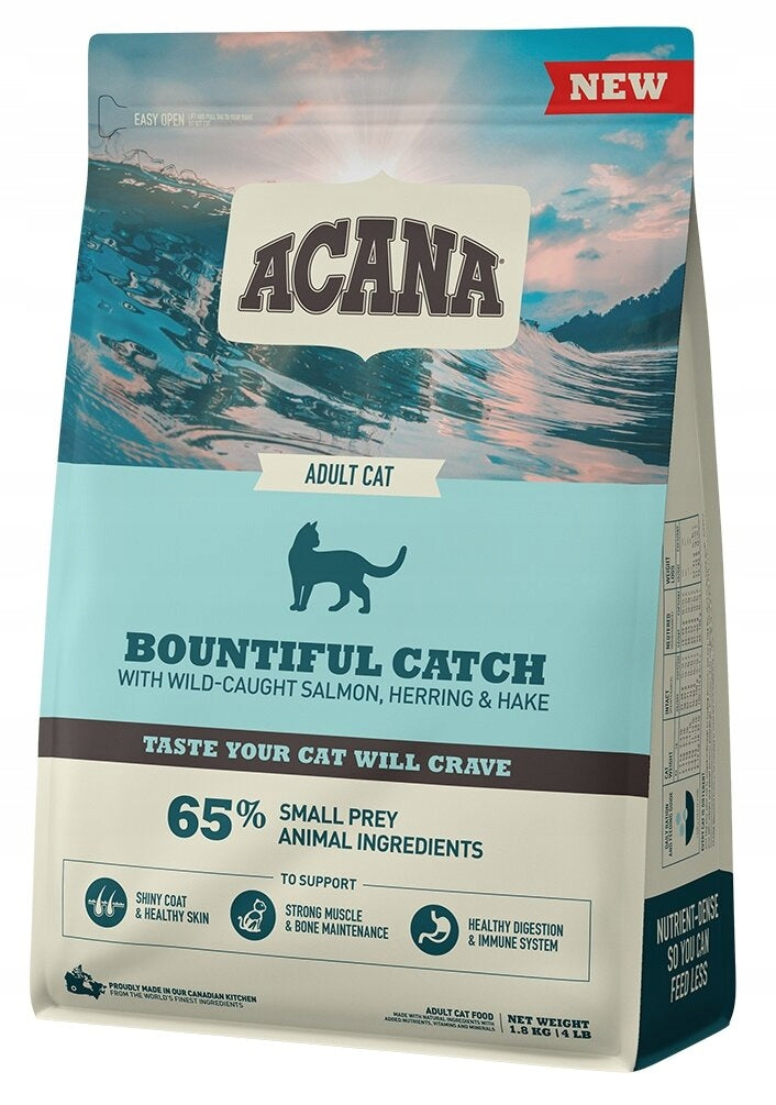 ACANA Bountiful Catch Cat Fish 1.8 kg cat food Product weight 1.8 kg
