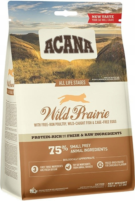 ACANA Wild Prairie Cat Dry Cat Food 340g Manufacturer code ACAWPC034