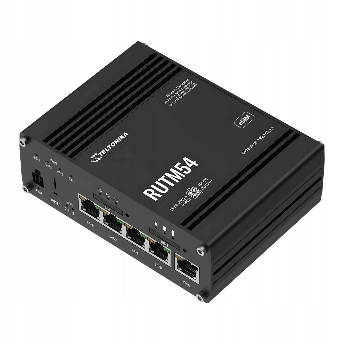ACCESS POINT 5G +ROUTER RUTM54 DUAL SIM ESIM TELTONIKA