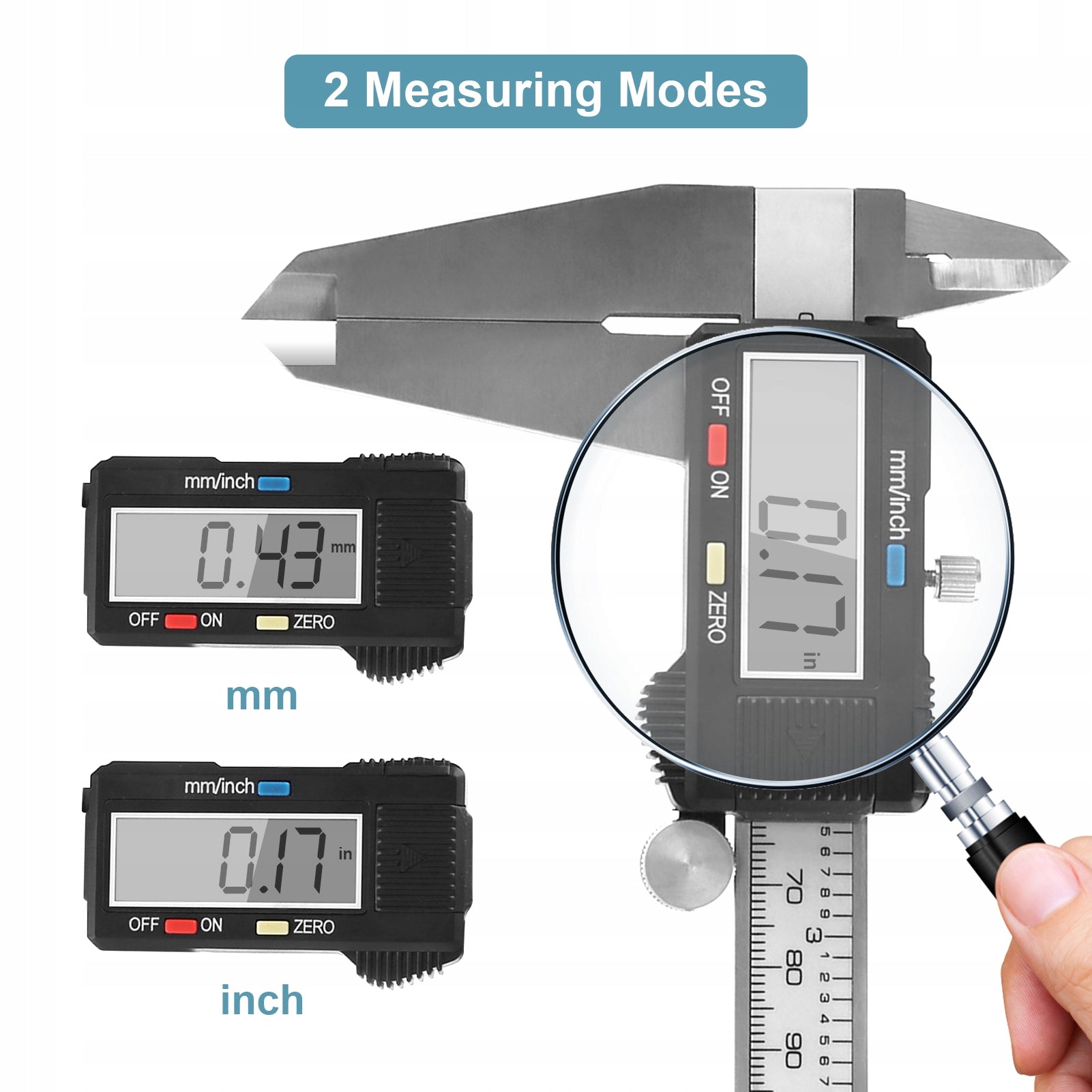 ACCURATE STAINLESS STEEL ELECTRONIC CALIPER DIGITAL 0-300mm +ETUI Manufacturer code 062108