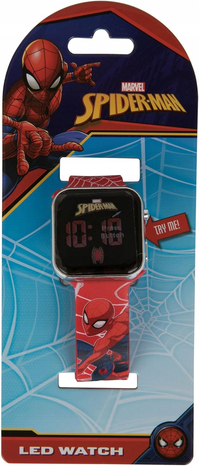 ACCUTIME SPIDERMAN LED DIGITAL WATCH for Spiderman adventure fan