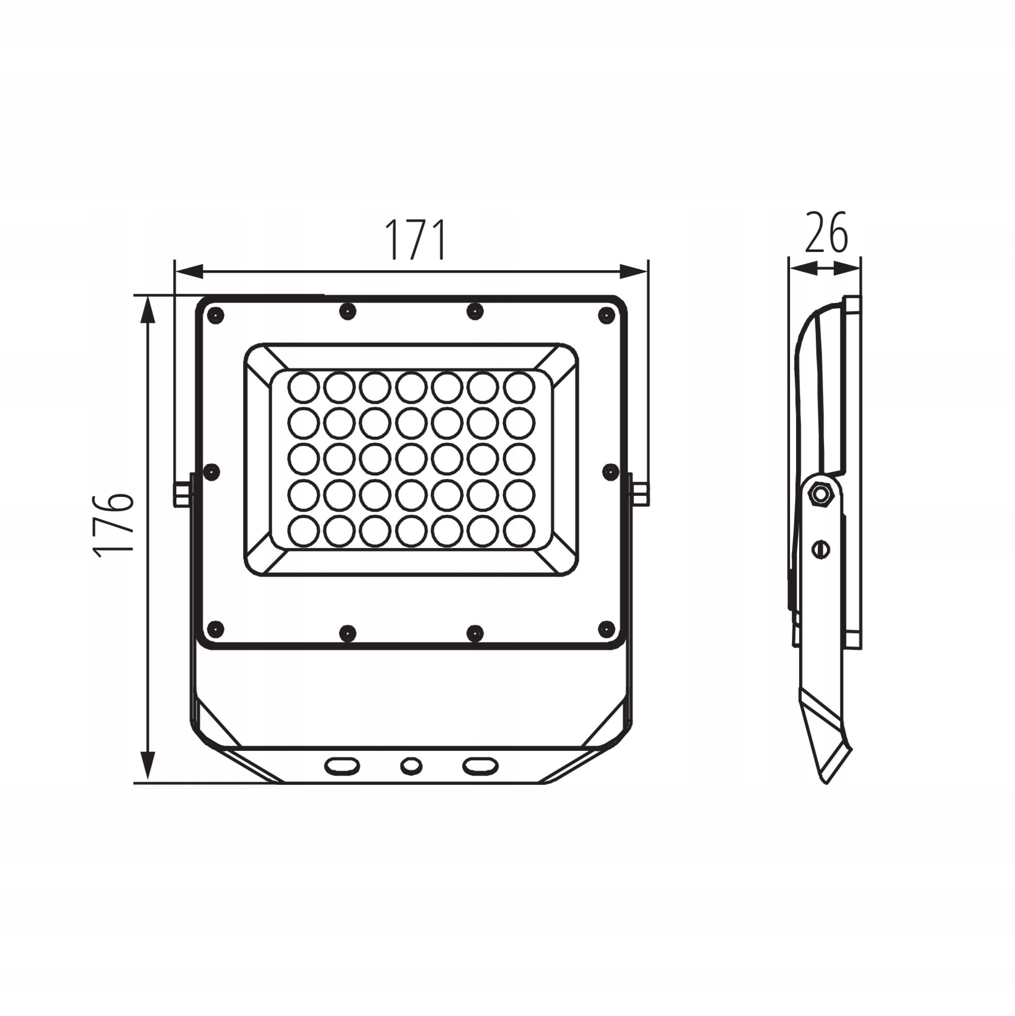 ACETE 30W CCT GR LED floodlight 38492 Kanlux Brand Kanlux