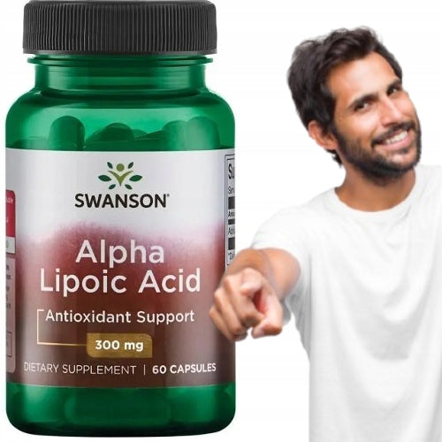 ACID ALA detoxification Swanson ALA alpha lipoic acid 300 mg 60 kaps.