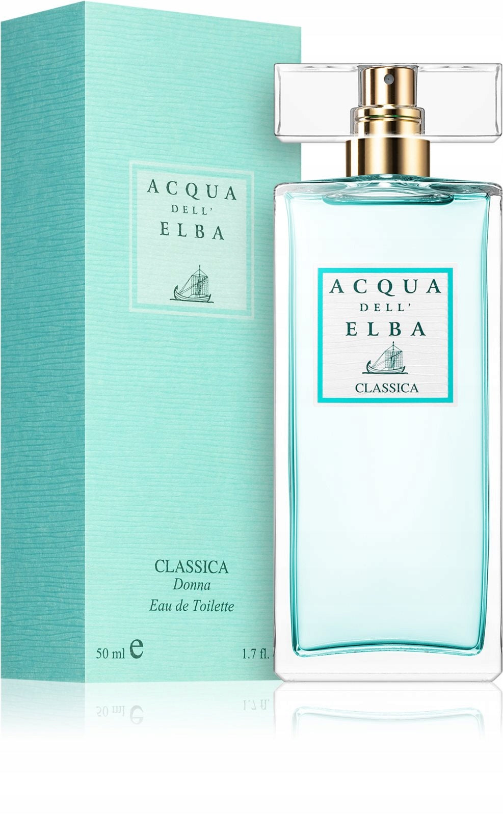 ACQUA DELL' ELBA CLASSICA DONNA - EAU DE TOILETTE - VOLUME: 50 ML FOR WOMEN Product weight with unit packaging 0.1 kg