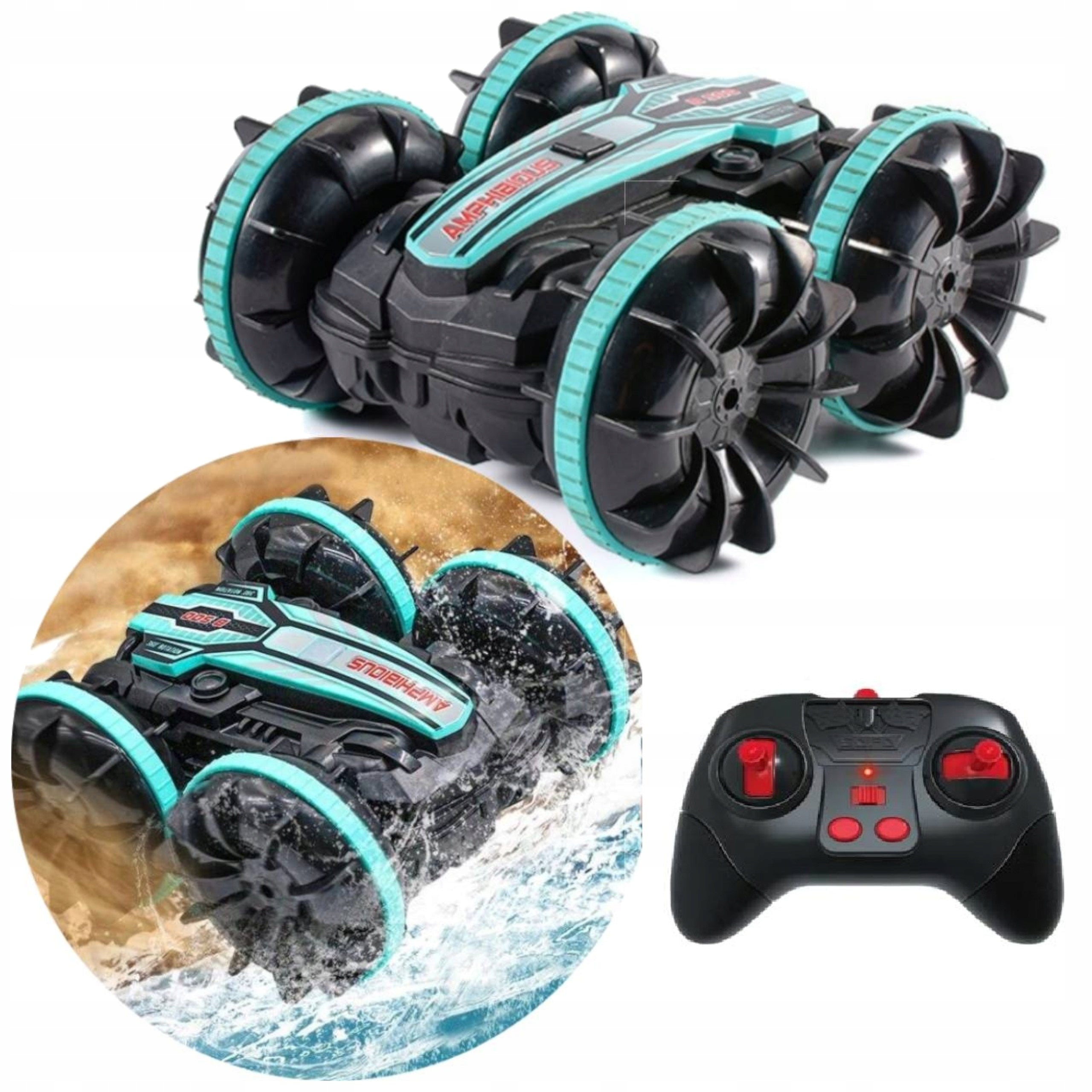 ACROBATIC CAR REMOTE CONTROLLED RC AMPHIBIOUS 4x4 360° FLOATING