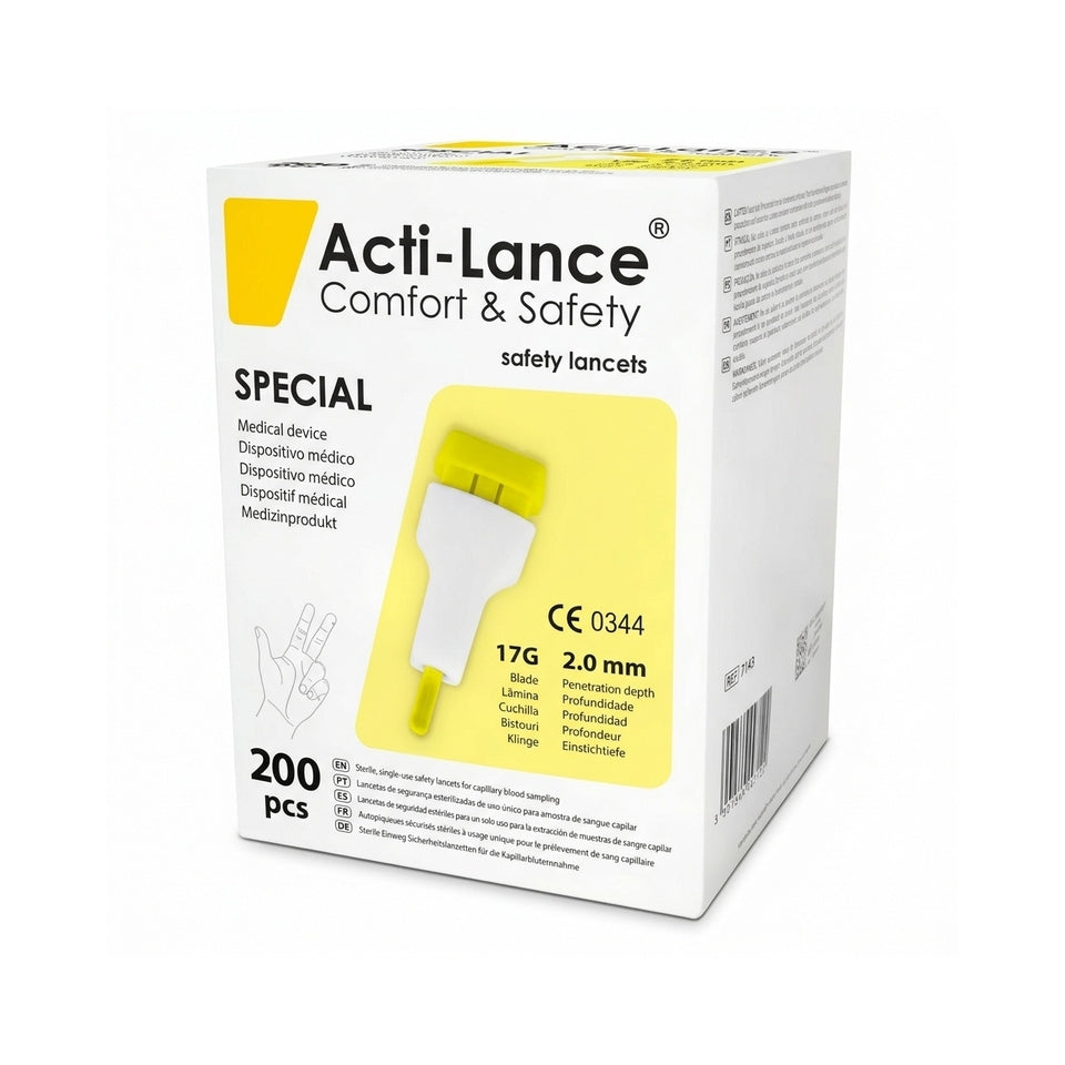 ACTI-LANCE Special Lancet lancets 2,0 mm yellow 200 pcs HTL