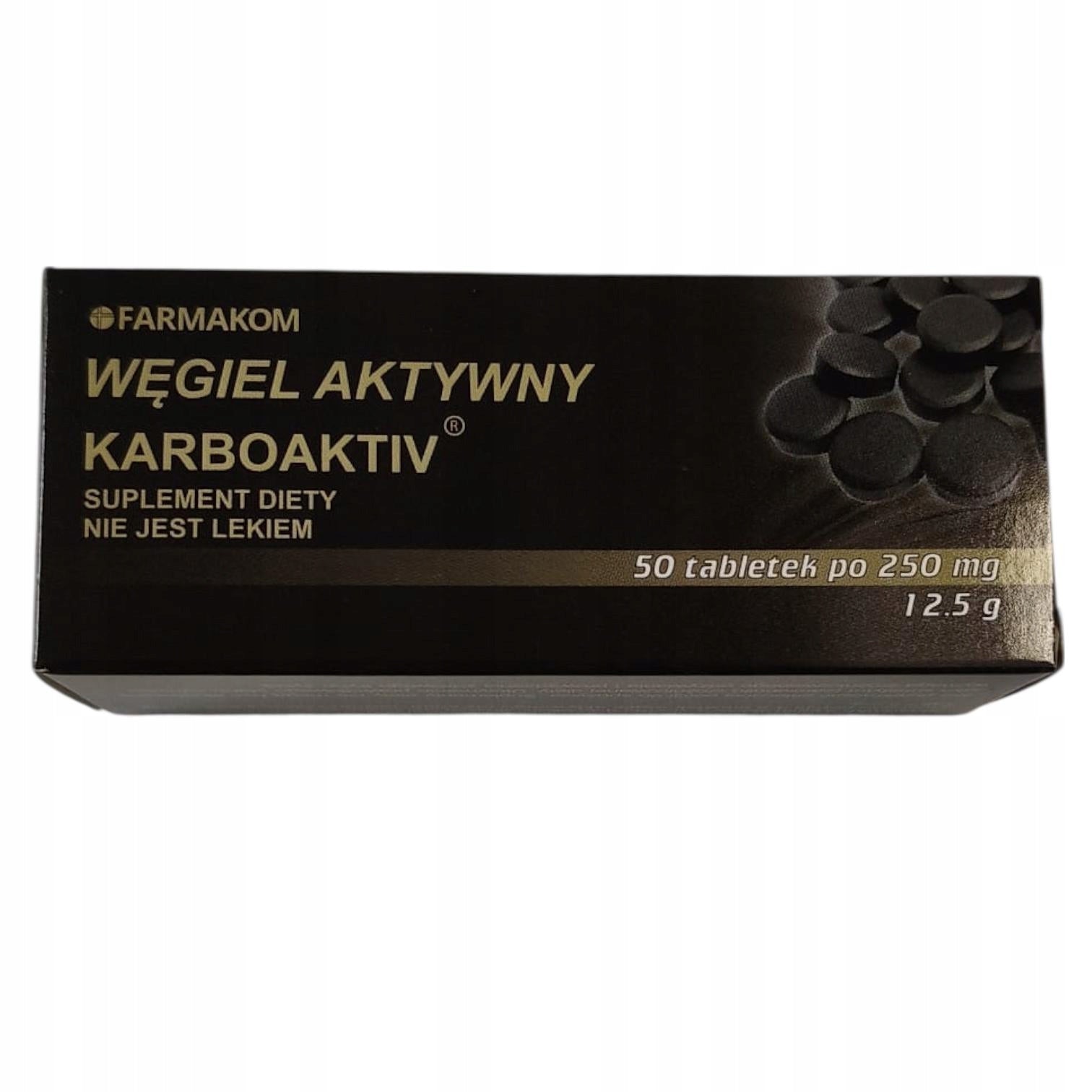 ACTIVATED CARBON KARBOAKTIV 50 tab 250mg