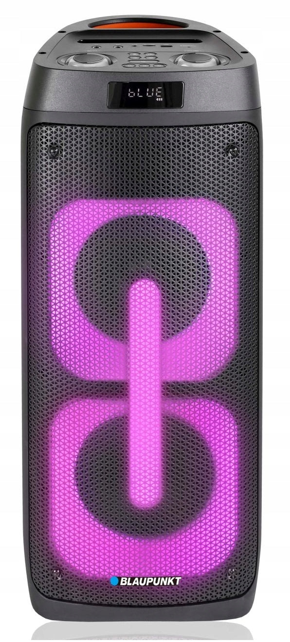 ACTIVE COLUMN PARTYBOX BLAUPUNKT PB50LED KARAOKE LED REMOTE CONTROL AUX USB BT FM Packaging status original