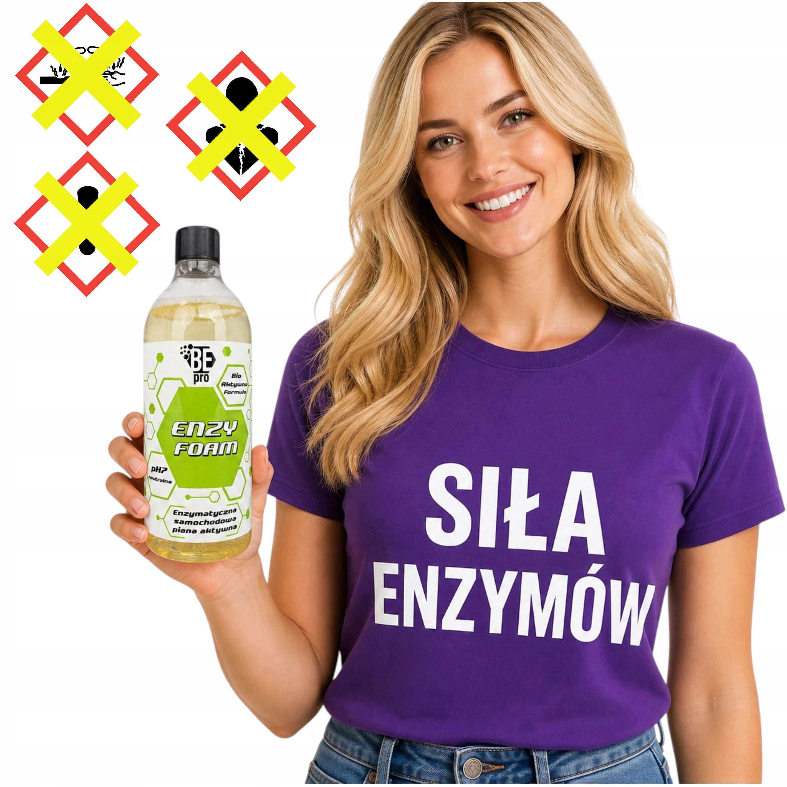 ACTIVE FOAM for washing vehicles Neutral Enzymatic Biodegradable 0,7L