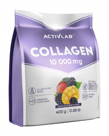 ACTIVLAB COLLAGEN 10000mg 400g MANGO-BLACKBERRY COLLAGEN JOINTS VITAMIN C D