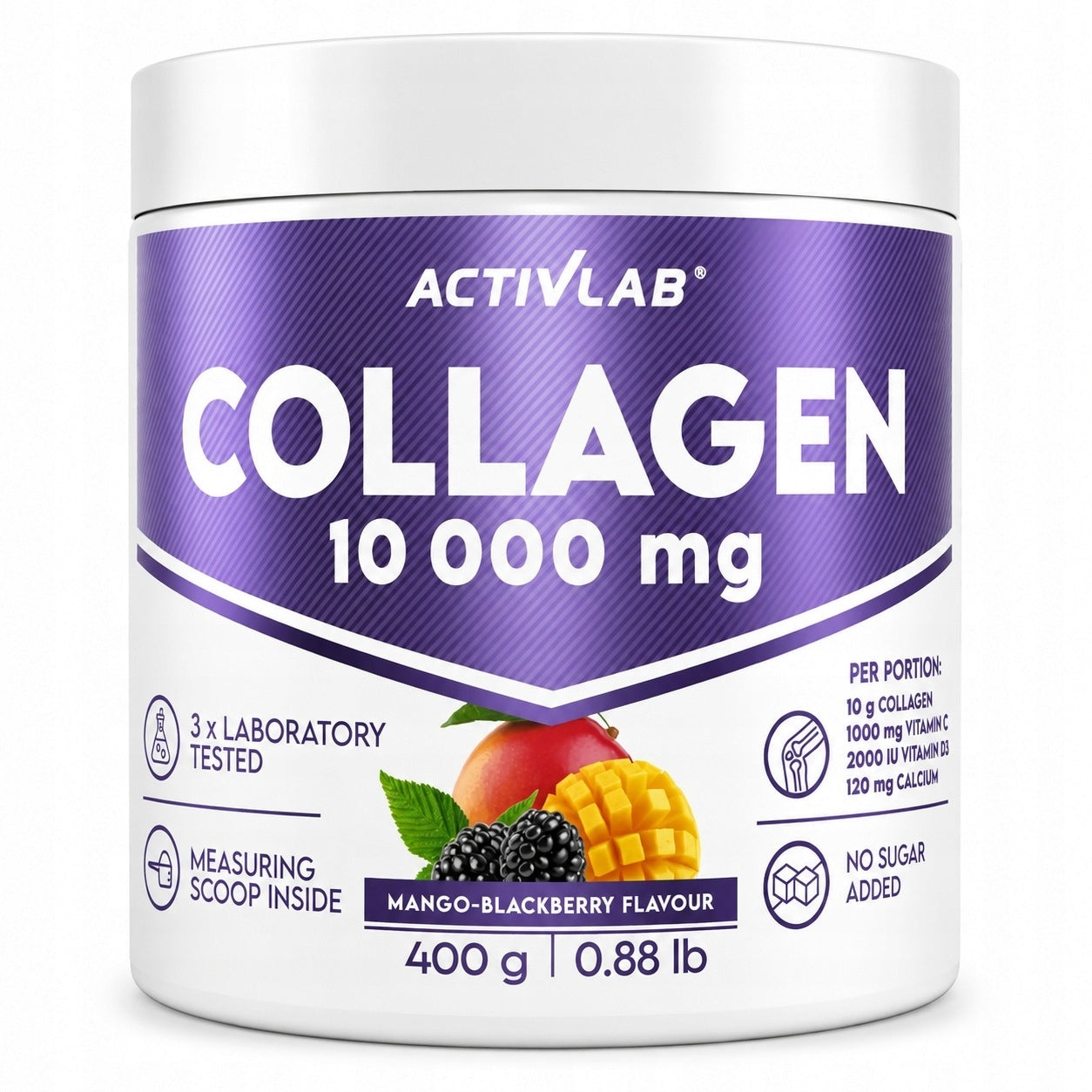 ACTIVLAB Collagen 10000mg Mango-Blackberry 400g Brand Activlab