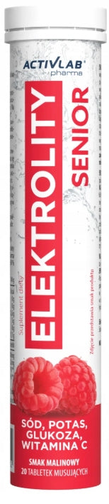 ACTIVLAB ELEKTROLITY SENIOR sodium potassium glucose vitamin C 20 tablets mousse.