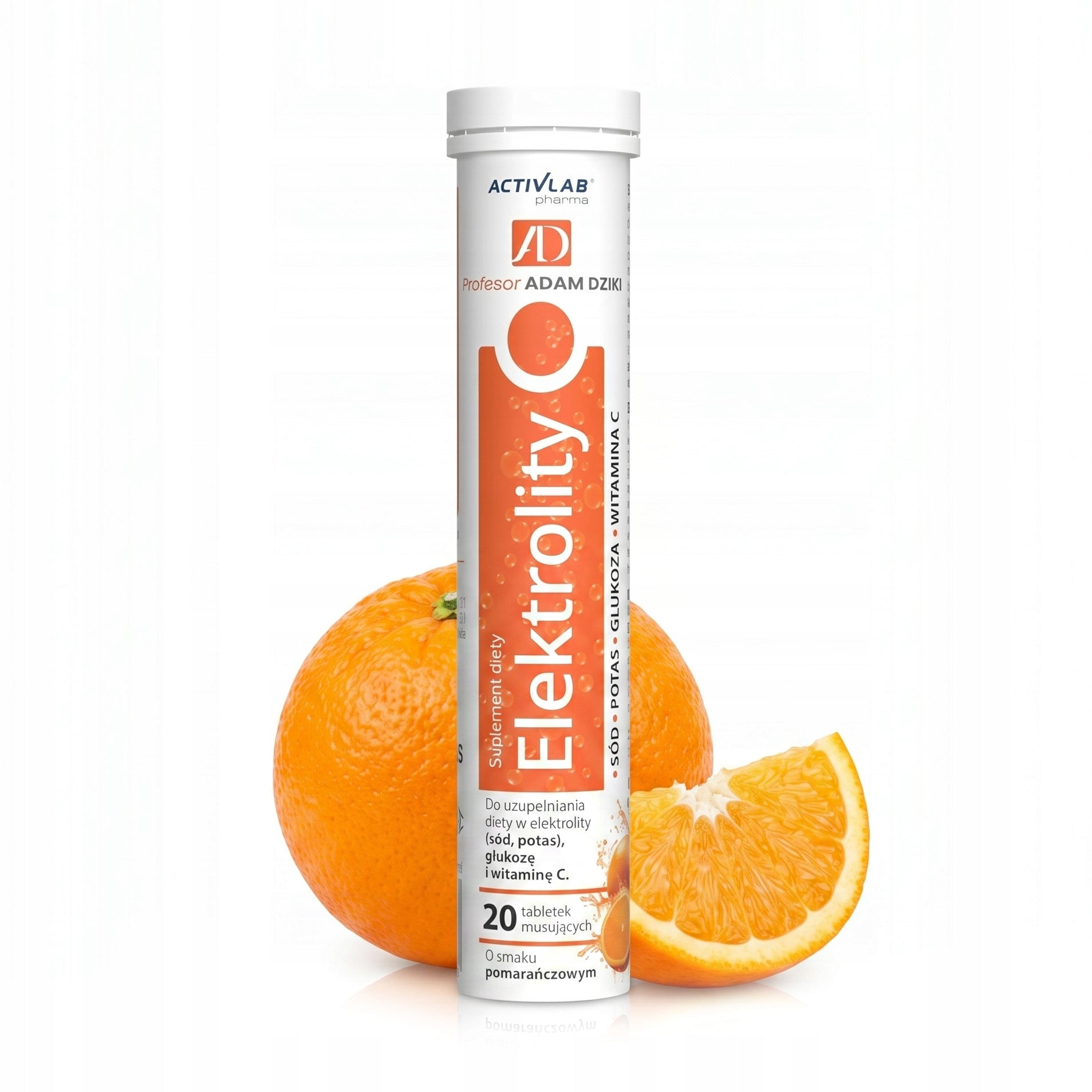 ACTIVLAB Elektrolity Professor Adam Wild SODIUM POTASSIUM VITAMIN C 20 tab. mousse.