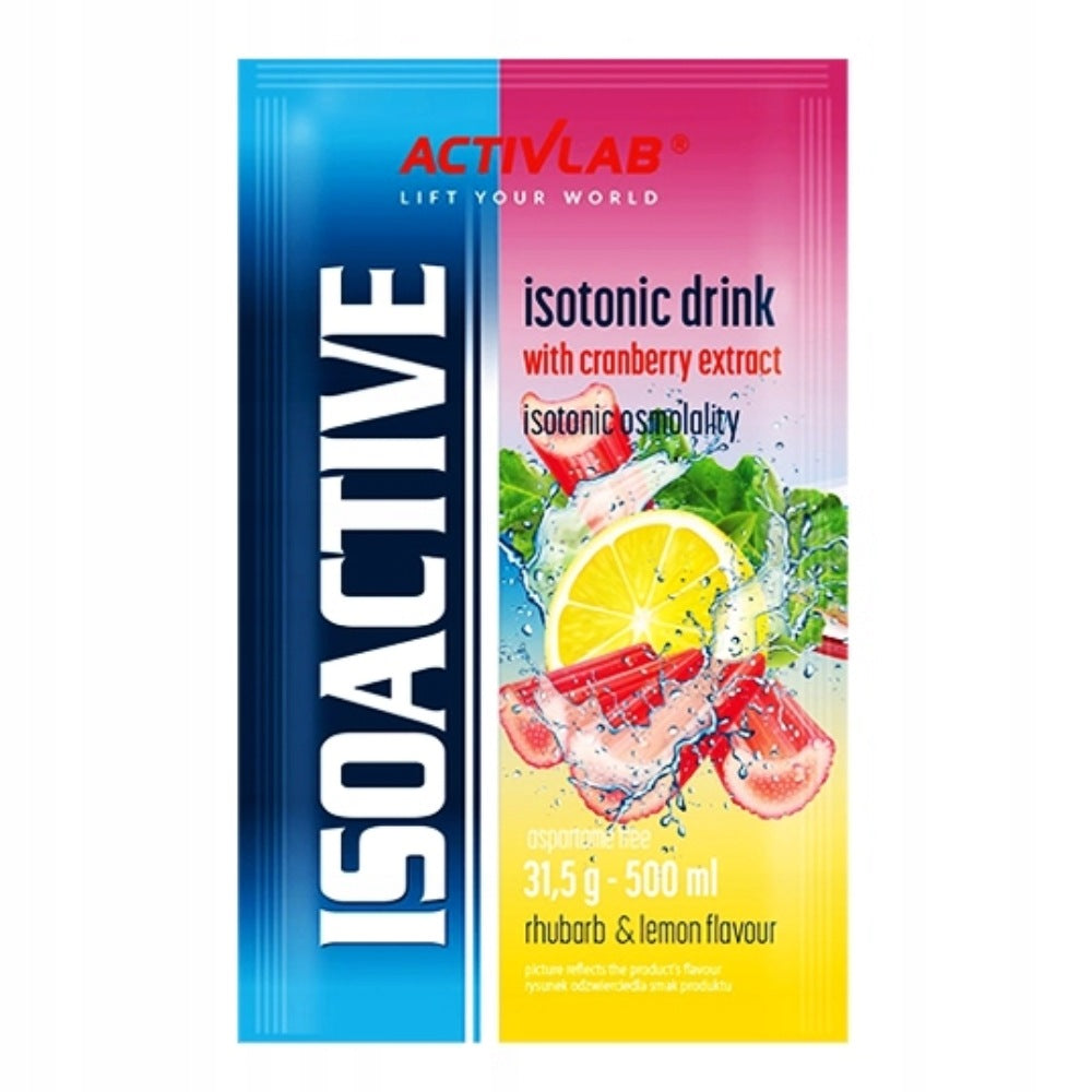 ACTIVLAB ISO ACTIVE 31.5 g ISOTONIC DRINK REGENERATION ENERGY VITAMIN B Expiration date at least six months from the date of purchase