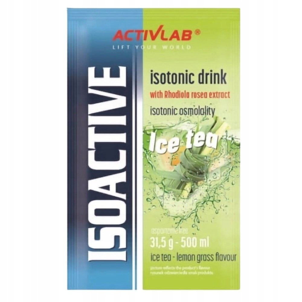 ACTIVLAB ISO ACTIVE 31.5 g ISOTONIC DRINK VITAMINS MINERALS CARBOHYDRATES Expiration date at least six months from the date of purchase