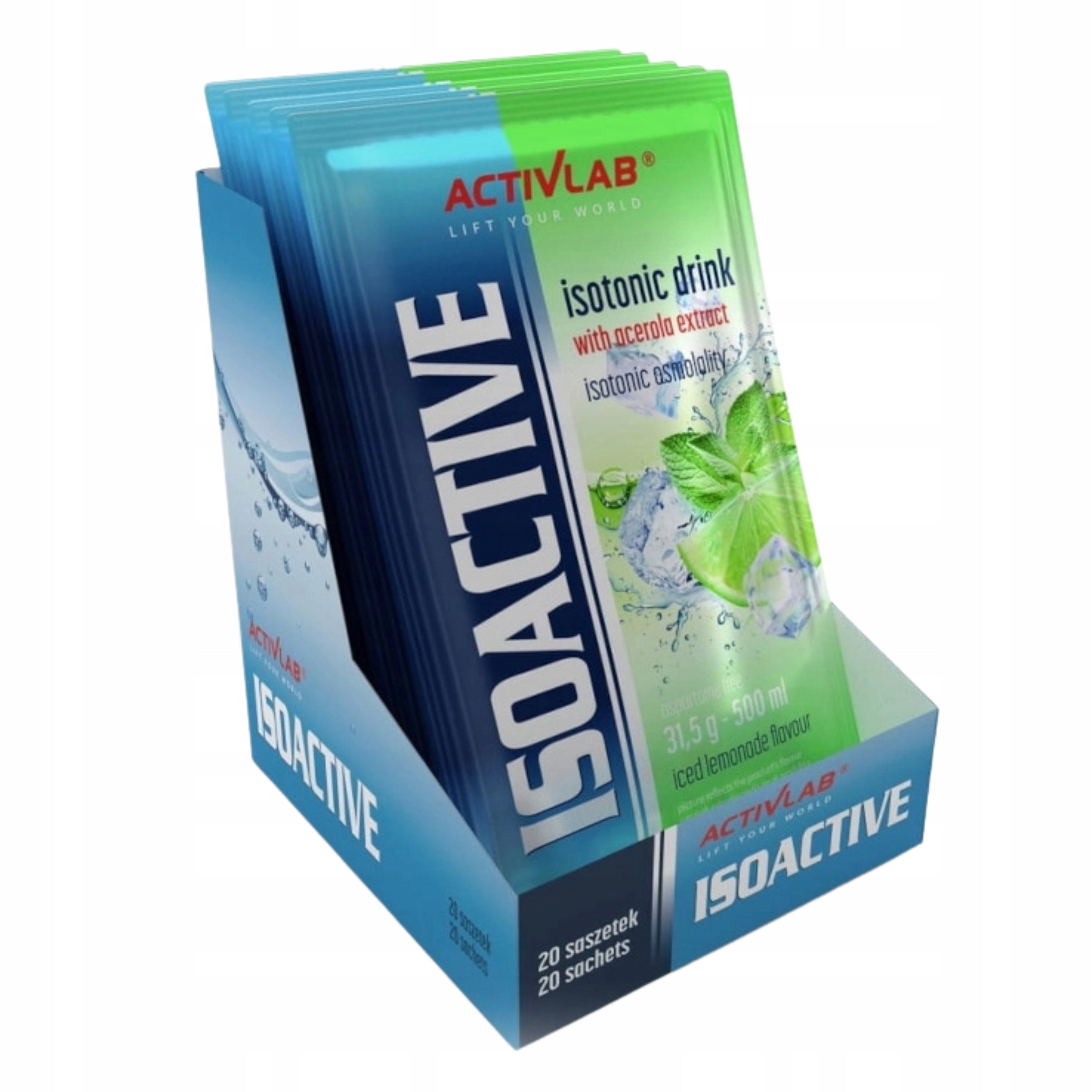 ACTIVLAB IsoActive 20 pcs Isotonic Drink Electrolytes Lemonade Isotonic Packaging status original