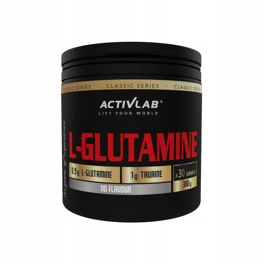 ACTIVLAB L-GLUTAMINE 300G NATURAL TAURINE PURE Expiration date at least 1 year from the date of purchase