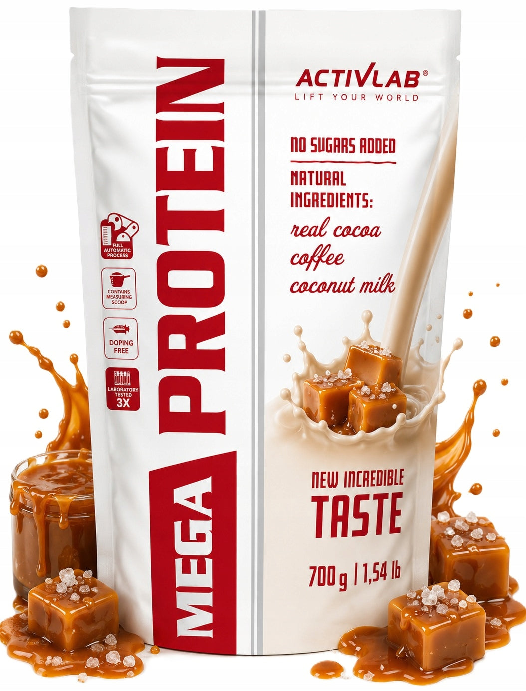 ACTIVLAB Mega Protein protein creatine mass 700 g salty carmel